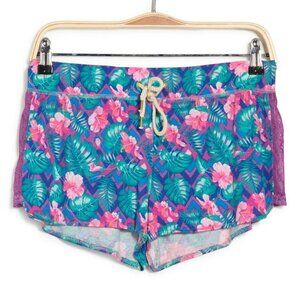 HONEYDEW Drawstring Lace Trim Lounge Shorts Size Large